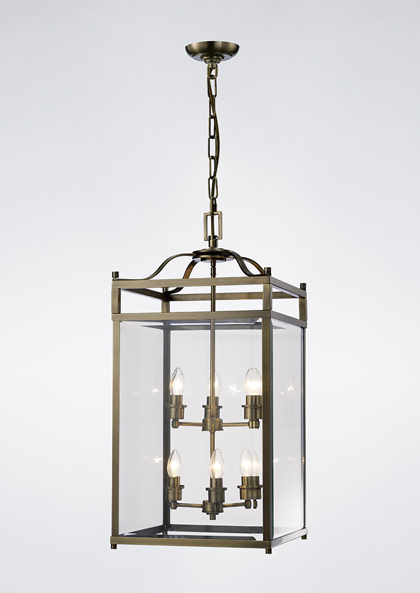 Aston Antique Brass Ceiling Lights Diyas Lantern Ranges